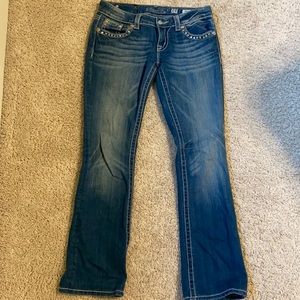 Miss Me Jeans Boot Cut Cow Print